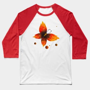 Burning Butterfly Baseball T-Shirt
